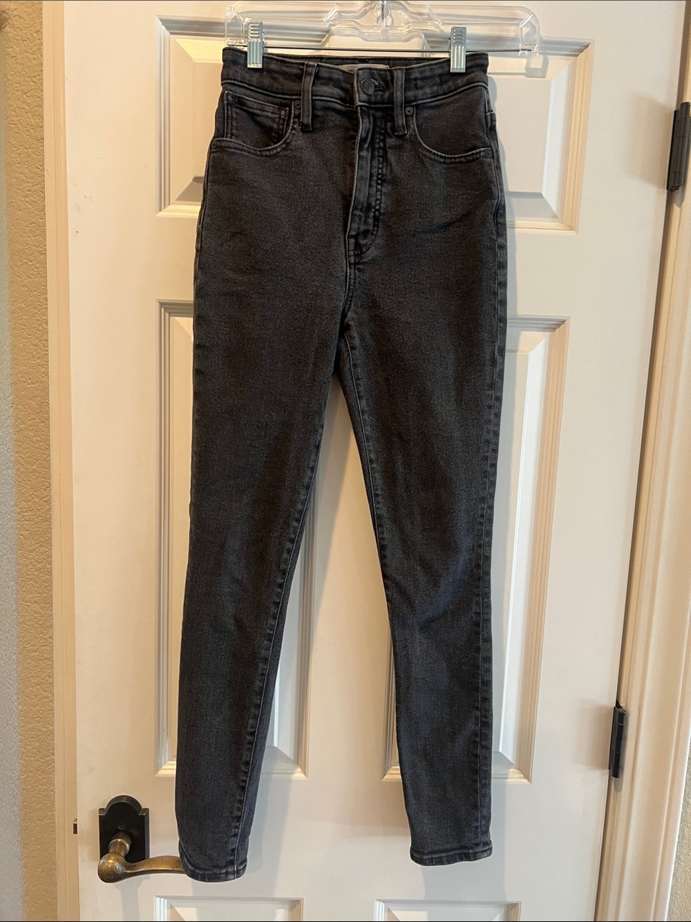 Madewell Black Skinny High-Rise Jeans